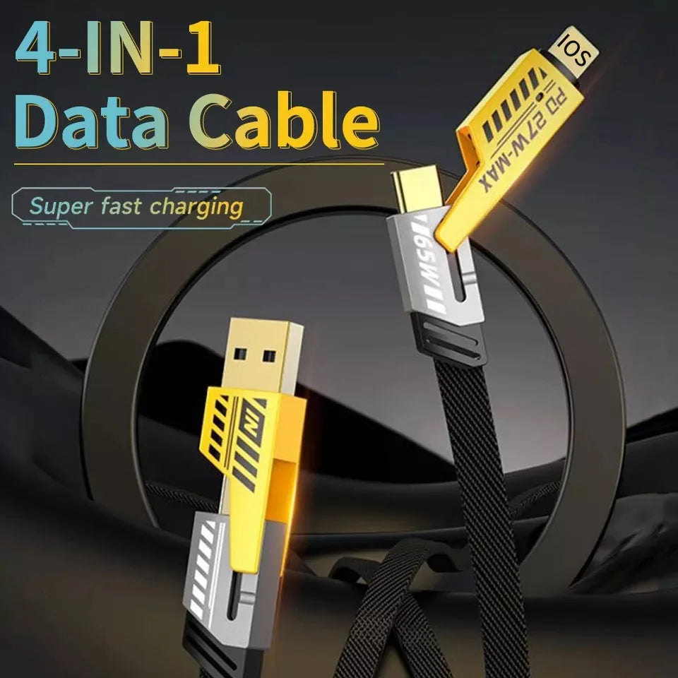4 In 1 Multi Usb Pd Charging Cable