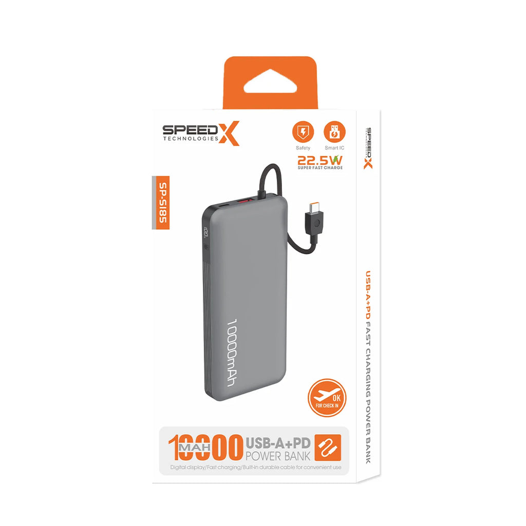 SpeedX 10000mAh Power Bank.