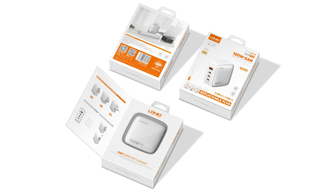 LDNIO Q408 100W Charger
