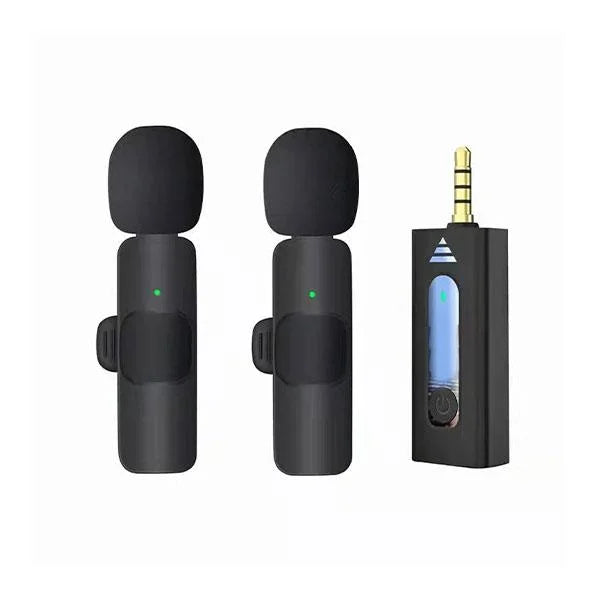 K35 Wireless Dual Microphone for Mobile & Camera
