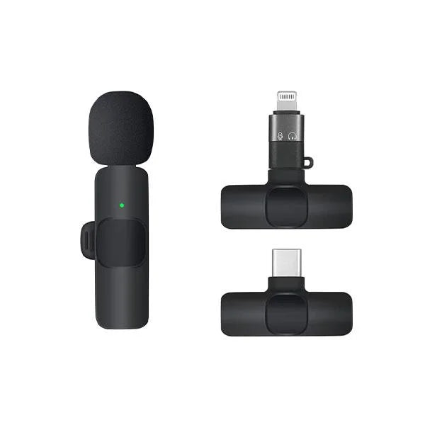 K9 2-in-1 Wireless Collar Microphone for iPhone & Android