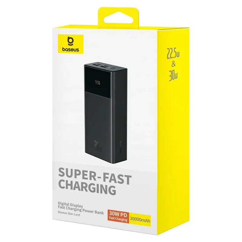 Baseus Star-Lord 30000mAh 30W Fast Charging Power Bank