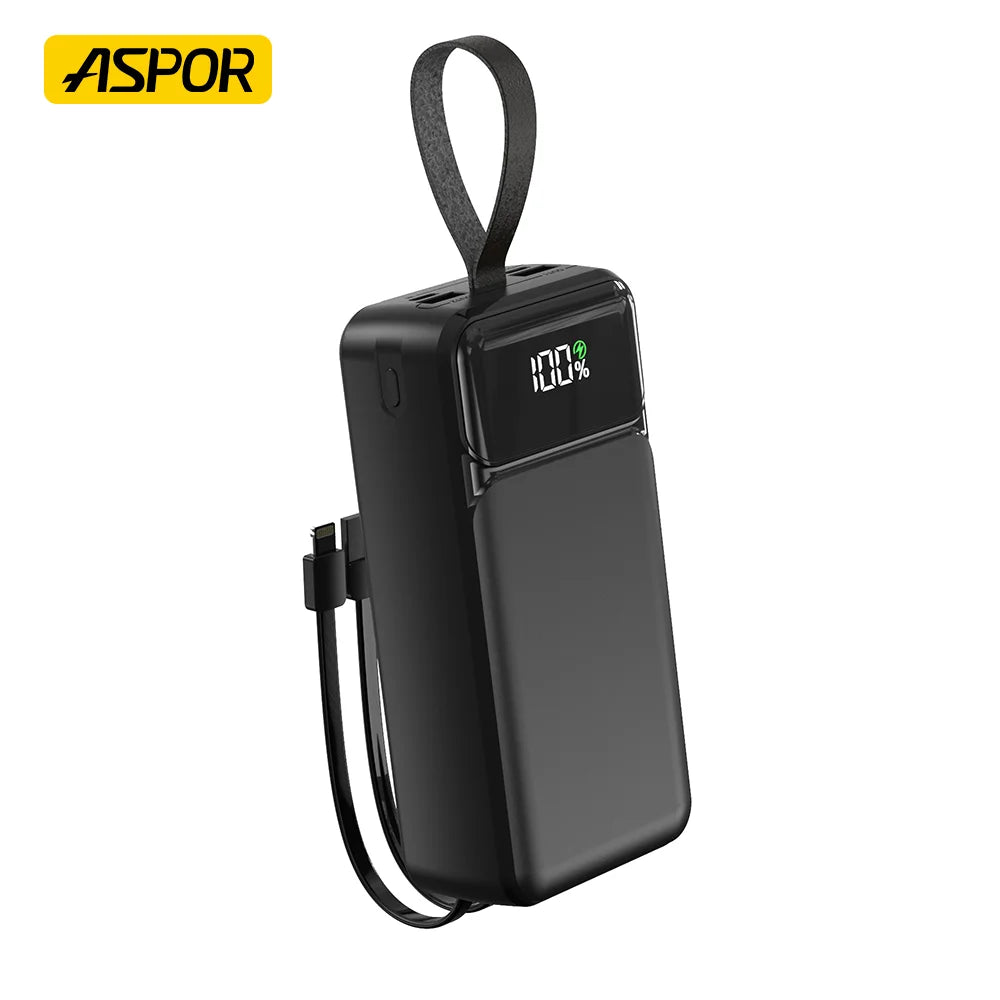 Aspor A319 50000mAh 22.5W⚡Charging Power Bank