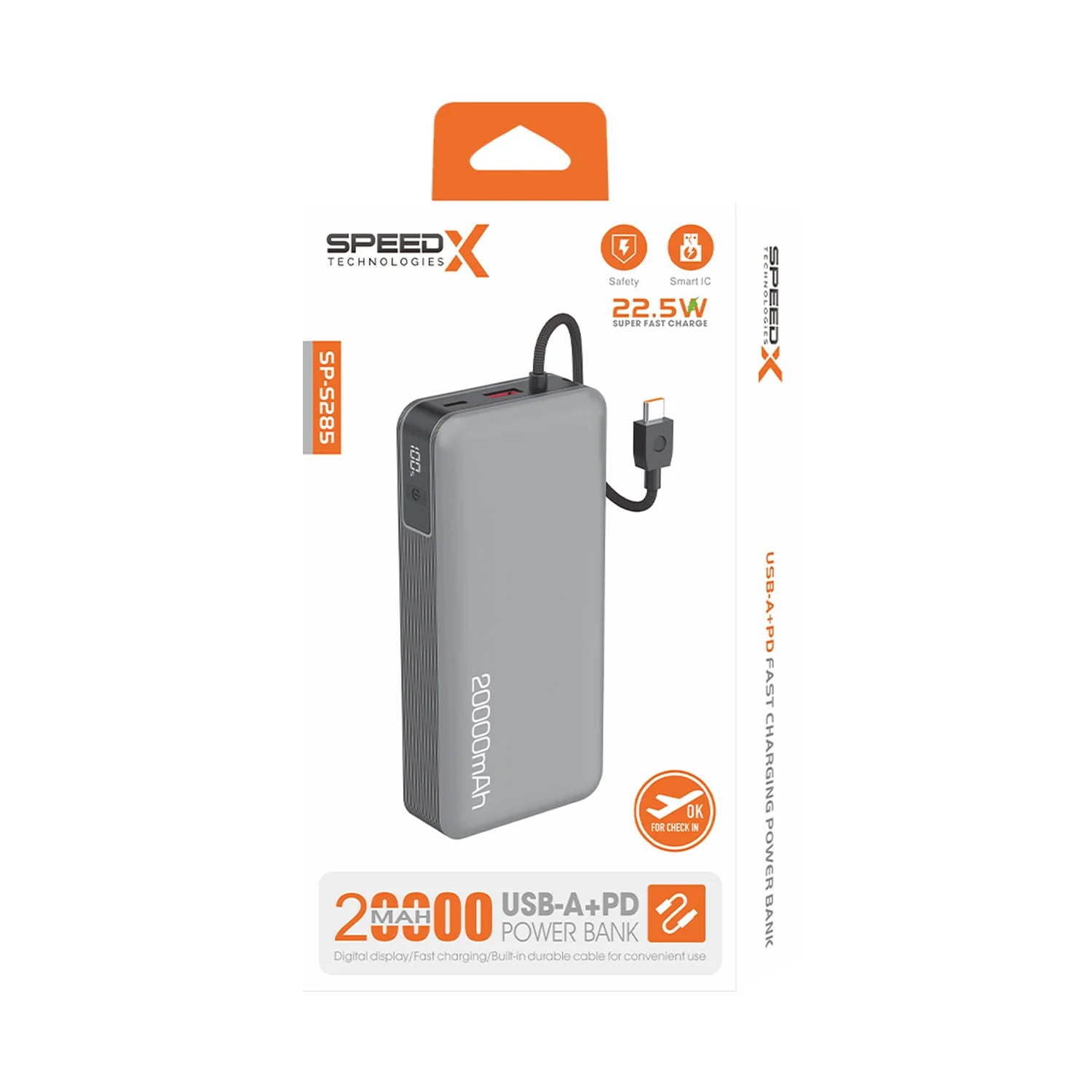 SpeedX 20000mAh Power Bank
