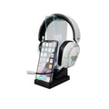XTRIKE ME HT-09 Headset & Phone Stand w/ 4 USB Ports + LED Light