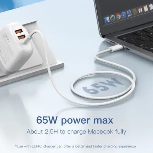 LDNIO 65W PD Type-C to Type-C Cable
