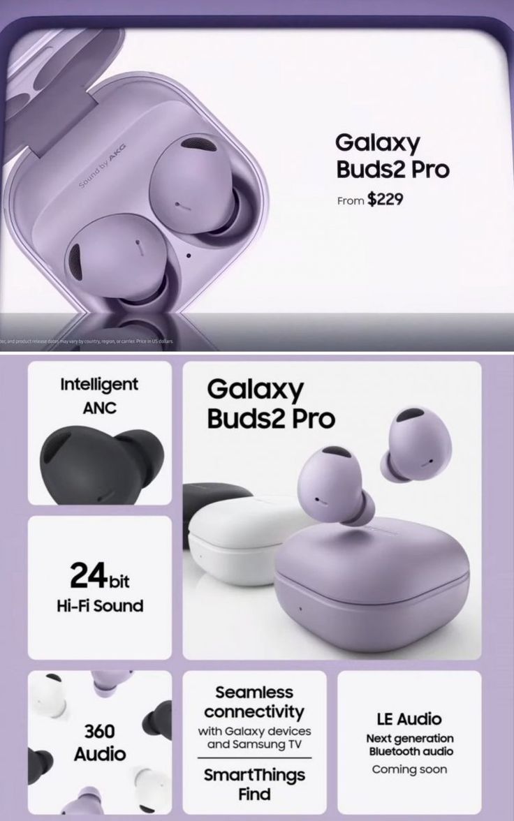 Samsung Galaxy Buds 2 Pro True Wireless Bluetooth