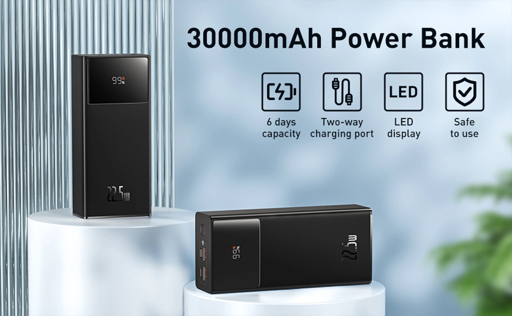 Baseus Star-Lord 30000mAh 30W Fast Charging Power Bank